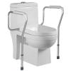 Height-Adjustable Aluminum Toilet Safety Frame view 2