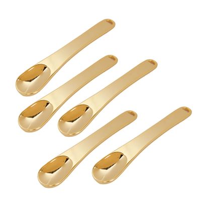 5-Piece Gold Zinc Alloy Eye Cream Spatulas