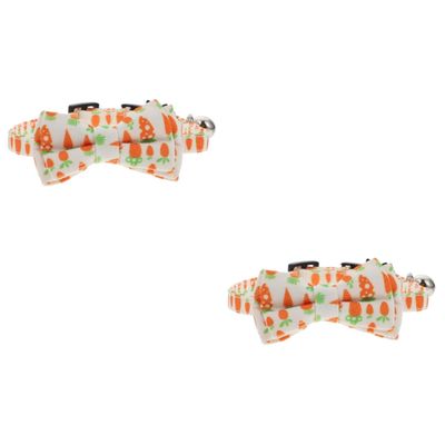 SEWOART 2-Piece Cat Collar Set with Safety Bells, Adjustable Stylish Design for Cats and Small Dogs