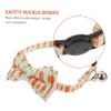 SEWOART 2-Piece Cat Collar Set with Safety Bells, Adjustable Stylish Design for Cats and Small Dogs view 2