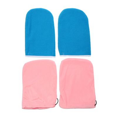Healeved Paraffin Wax Gloves, Enhanced Moisturizing Effect, Random Style, Polyester, 2-Piece Set