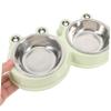 Sosoport Cat Food Bowl with Non-Slip Resin Base view 3