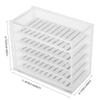 Eyelash Extension Organizer, 5-Tier Plastic Storage Box, 13 x 11 x 7 cm view 2