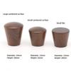 Cabinet Handles, Aluminum Alloy, Kitchen Cabinet Door Handles, Wooden Cabinets, 6-Piece Set, Wardrobe Knobs, Tapered Handles, Single-Hole Cabinet and Drawer Pulls view 2
