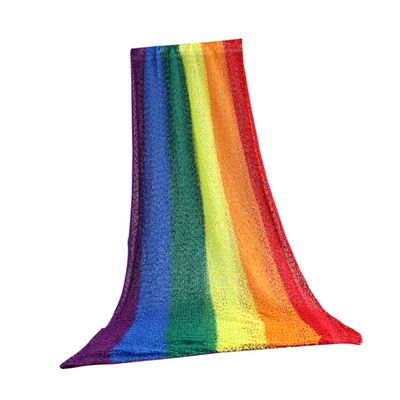 TOYANDONA Infant Rainbow Swaddle Blanket, Soft Cotton Wrap for Newborns