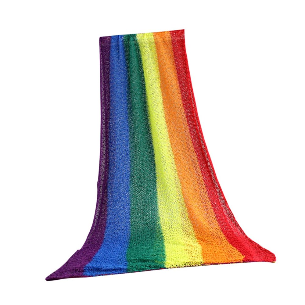 TOYANDONA Infant Rainbow Swaddle Blanket, Soft Cotton Wrap for Newborns