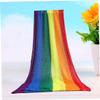 TOYANDONA Infant Rainbow Swaddle Blanket, Soft Cotton Wrap for Newborns view 3