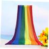 TOYANDONA Infant Rainbow Swaddle Blanket, Soft Cotton Wrap for Newborns view 4
