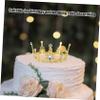 KITANDOVE Edible Crown Cake Topper for Wedding and Birthday Cakes view 3