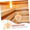 SEWOART Sauna Wooden Bucket Set with Practical Handle view 2