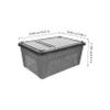 SEWOART Plastic Reptile Feeding Container with Ventilation Holes for Spiders and Small Terrarium Reptiles view 3