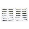 Reusable Eyeliner Stickers, 12 Pairs, Plastic, for Eye Makeup view 1