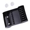 Healeved Portable ABS Scissors Storage Box for 6 Barber Scissors view 1