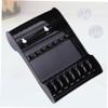 Healeved Portable ABS Scissors Storage Box for 6 Barber Scissors view 3