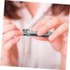 Stainless Steel Nail Clippers with Nail File, Silver view 4