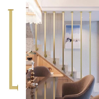 Adjustable Stair Baluster Spindle for Straight or Angled Stairs, Gold, 115 cm
