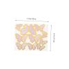 Abaodam 10-Sheet Butterfly Cake Toppers for Birthday, Wedding Cakes and Cupcakes view 2