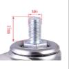 NIULI 1-Inch Gray TPE Swivel Caster Wheels, M6 Screw, 5-Pack view 4