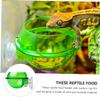 ORFOFE 4-Pack Reptile Feeding and Drinking Bowls with Suction Cups view 3