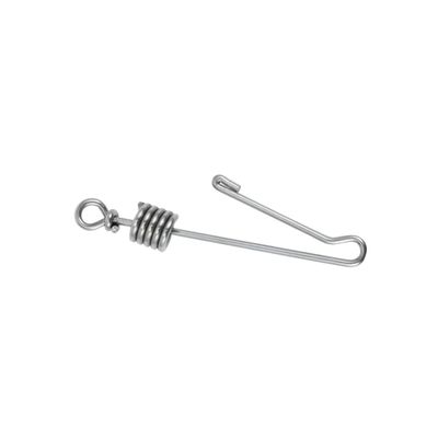 VILLFUL Stainless Steel Foot Chain for Birds and Cockatiels, Silver