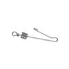VILLFUL Stainless Steel Foot Chain for Birds and Cockatiels, Silver view 1