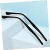 IWOWHERO Universal Metal Replacement Eyeglass Temples, 2 Pairs, Black view 3