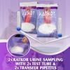 2x KatKor Urine Sample Collection Kit - Non-Absorbent Cat Litter with 10 mL Graduated Tubes view 2