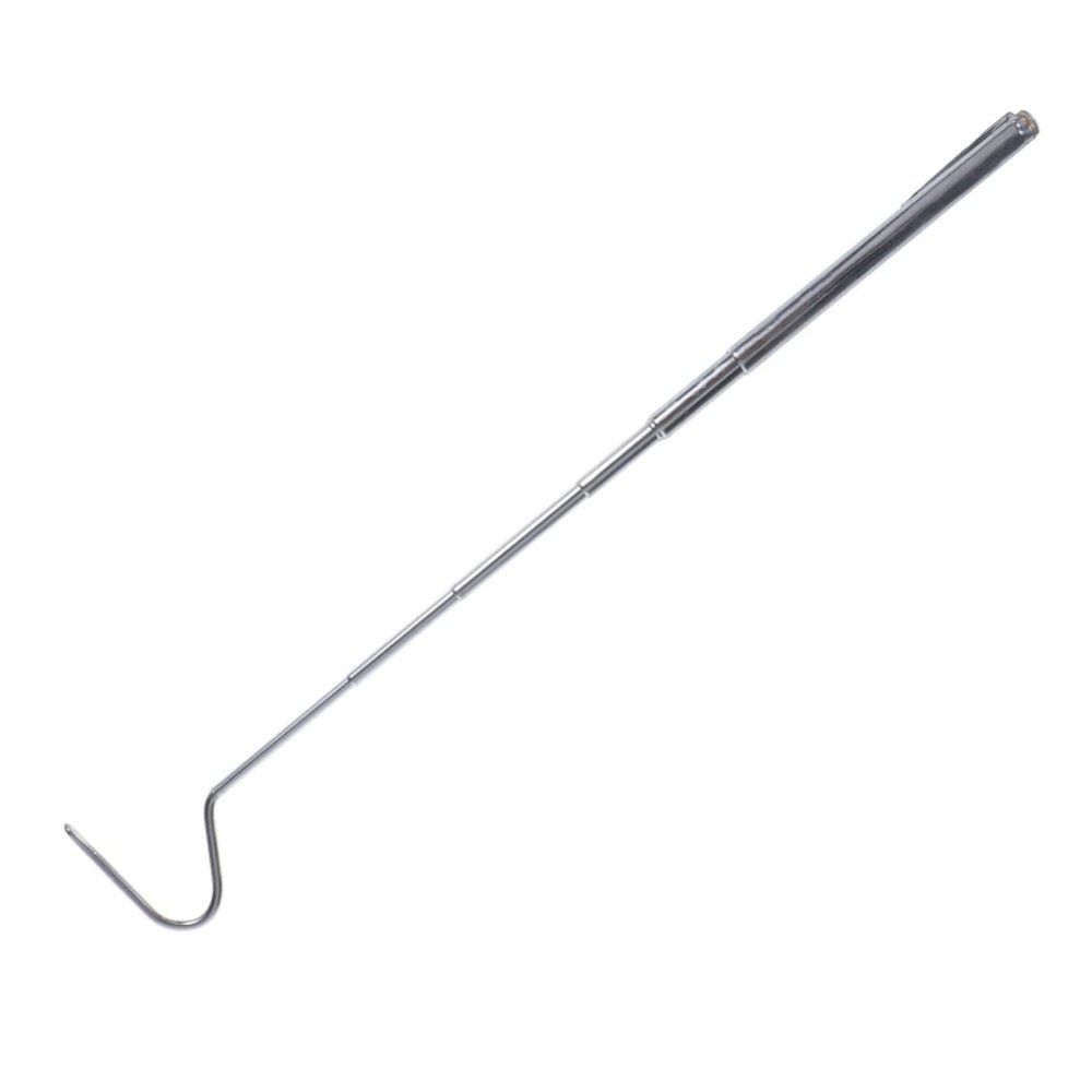 VILLFUL 68 cm Telescopic Stainless Steel Snake Hook with Duckbill Head