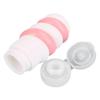 Beatifufu Silicone Travel Bottles with Screw Caps, Refillable Lotion Bottles for Shampoo, Creams and Cosmetics view 1