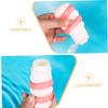 Beatifufu Silicone Travel Bottles with Screw Caps, Refillable Lotion Bottles for Shampoo, Creams and Cosmetics view 3
