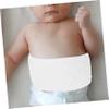 8-Piece White Cotton Baby Belly Band Set for Newborns view 3