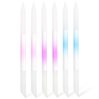 Beatifufu 6-Piece Glass Nail File Set for Manicures