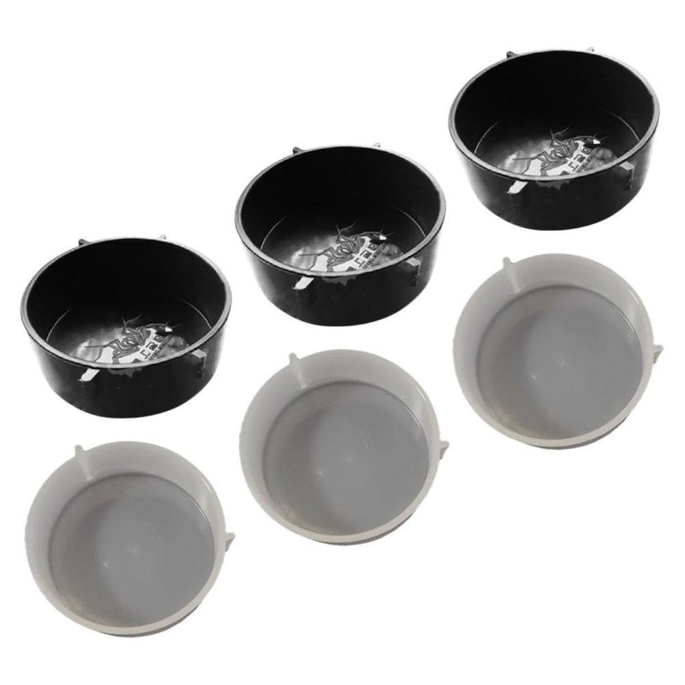 Yardwe 6-Piece Reptile Feeding Bowls