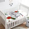 Morbuy Baby Crib Fitted Sheet, Merry Christmas, 90 x 55 cm view 3