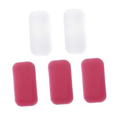 5-Piece Pink Silicone Lash Pads for Eyelash Extensions