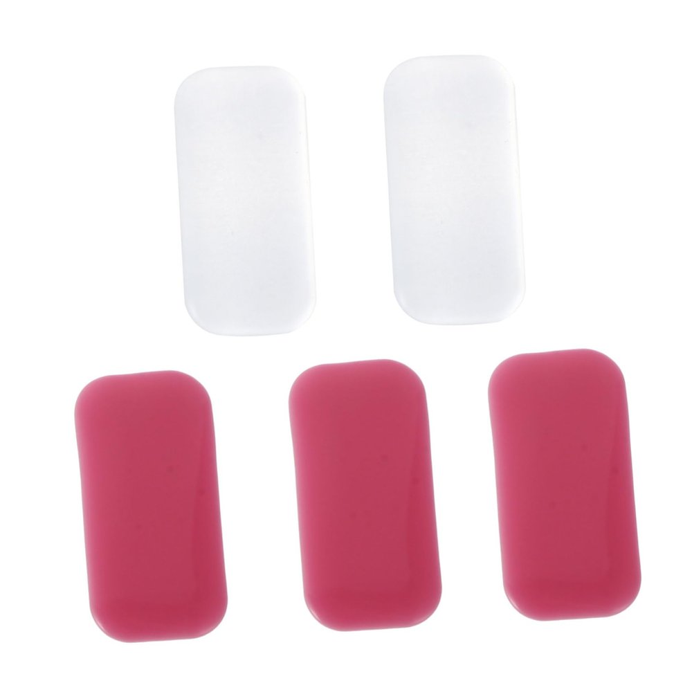 5-Piece Pink Silicone Lash Pads for Eyelash Extensions