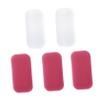 5-Piece Pink Silicone Lash Pads for Eyelash Extensions view 1