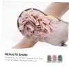 3-Piece Double-Sided Bath Gloves, Viscose, Sponge and PE view 3