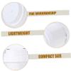 BELLIFFY Airless Pump Dispensers, White Cosmetic Jars, 2-Pack, AS Plastic, 50 g view 4