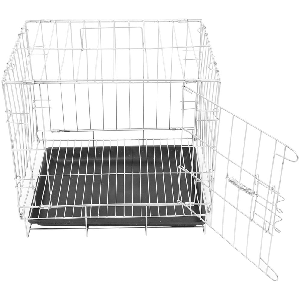 SEWOART Stainless Steel Pigeon Cage with Removable Plastic Tray and Precision Lock