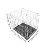 SEWOART Stainless Steel Pigeon Cage with Removable Plastic Tray and Precision Lock view 2