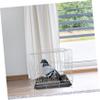 SEWOART Stainless Steel Pigeon Cage with Removable Plastic Tray and Precision Lock view 3
