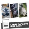 SEWOART Stainless Steel Pigeon Cage with Removable Plastic Tray and Precision Lock view 4