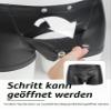 Men's PU Leather Boxer Shorts, Sexy Pouch Underwear, Black, M view 3