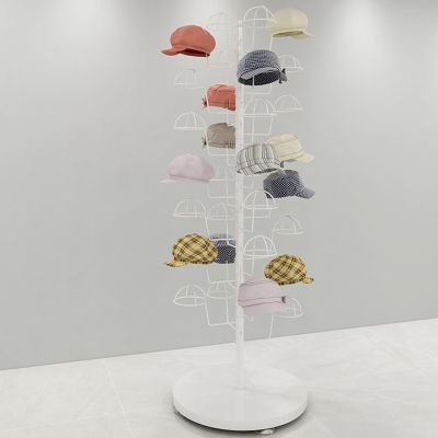 ISCBAFYX Adjustable Rolling Hat and Wig Stand