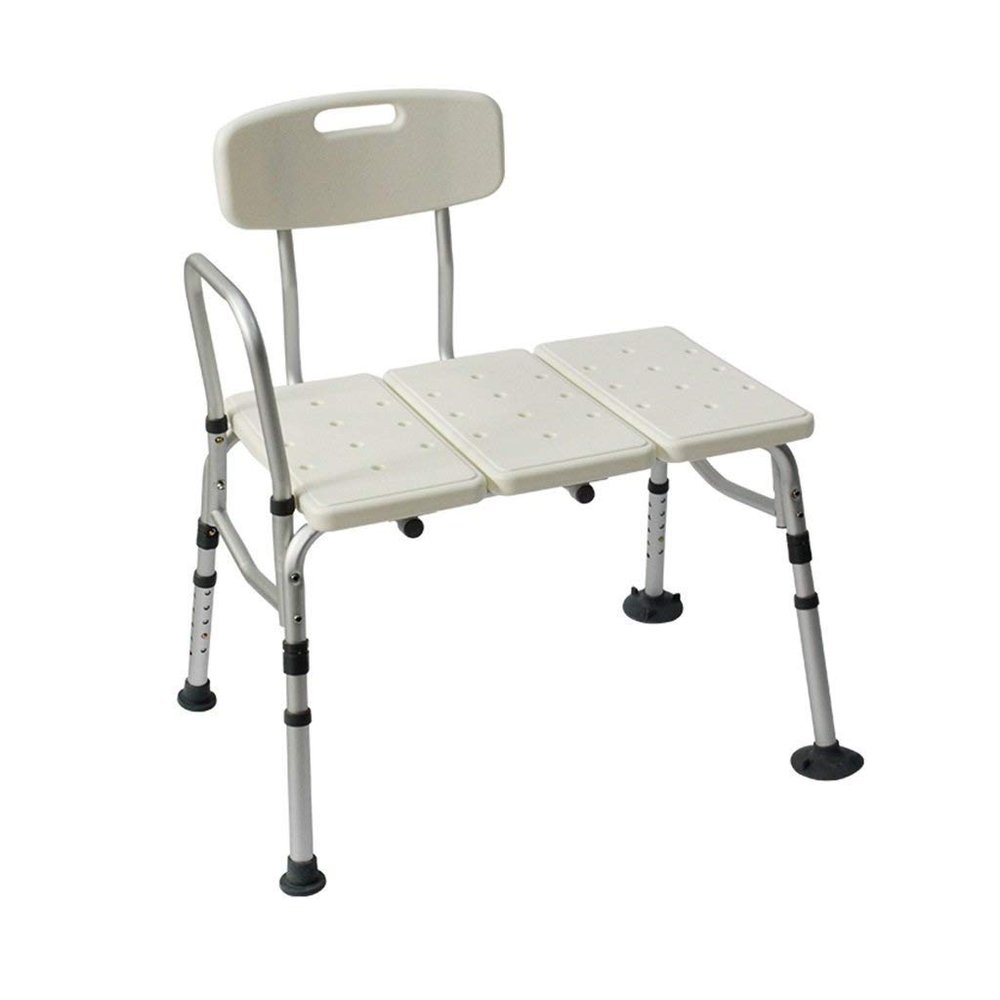 MRKU Adjustable Aluminum Shower and Bath Stool