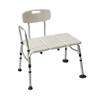 MRKU Adjustable Aluminum Shower and Bath Stool view 1