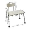 MRKU Adjustable Aluminum Shower and Bath Stool view 2