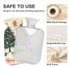 Merry Christmas Trees Hot Water Bottle with Cover, 2 L, Beige view 3