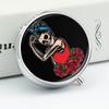 Rock Skull Woman Small Pill Case, 5 cm view 4